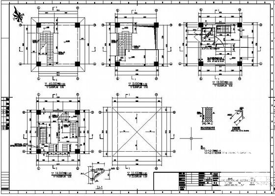 原料准备系统转运站结构设计CAD施工图纸 - 1
