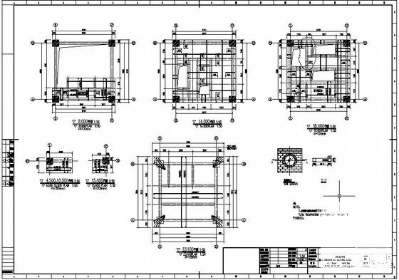 原料准备系统转运站结构设计CAD施工图纸 - 4
