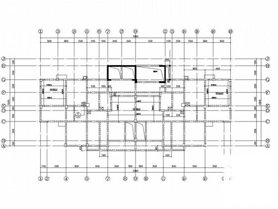 14层框架剪力墙结构住宅楼结构施工CAD图纸 - 4