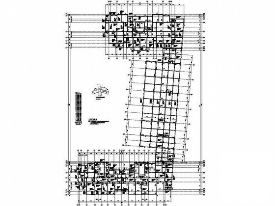 两栋26层剪力墙结构住宅楼地上部分结构施工CAD图纸 - 2