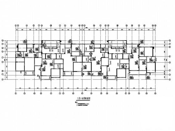 地上21层剪力墙结构住宅楼结构施工CAD图纸 - 3