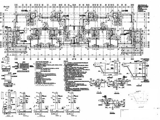 15层剪力墙结构住宅楼结构施工图cad平面布置图 - 2