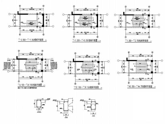 16层框架剪力墙结构住宅楼结构施工CAD图纸 - 5