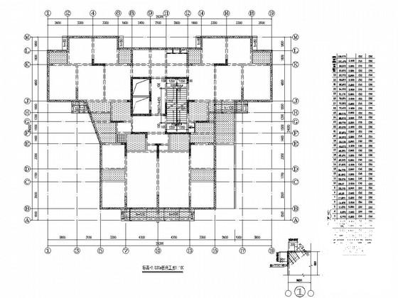 [33层剪力墙结构住宅楼结构施工CAD图纸 - 3