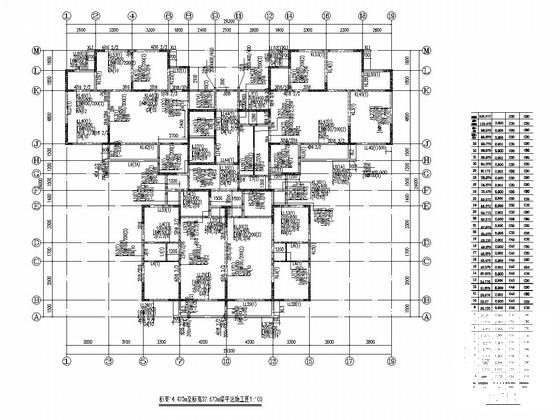 [33层剪力墙结构住宅楼结构施工CAD图纸 - 5