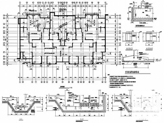 15层剪力墙结构住宅楼结构施工CAD图纸 - 1