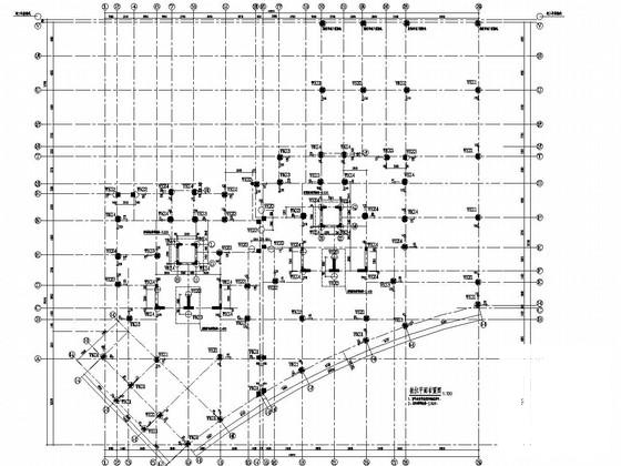 11层框架剪力墙结构住宅楼结构施工CAD图纸 - 1