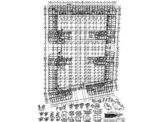 地上18层框架剪力墙结构住宅楼结构施工CAD图纸 - 2