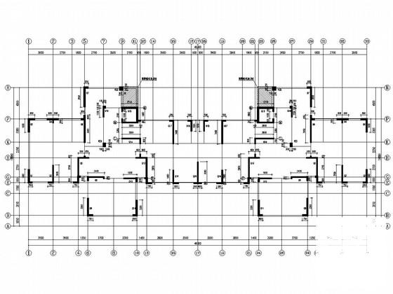 四栋28层剪力墙结构住宅楼结构施工CAD大样图 - 3