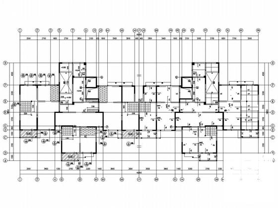 四栋28层剪力墙结构住宅楼结构施工CAD大样图 - 4