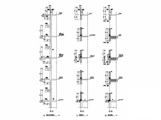 四栋28层剪力墙结构住宅楼结构施工CAD大样图 - 5