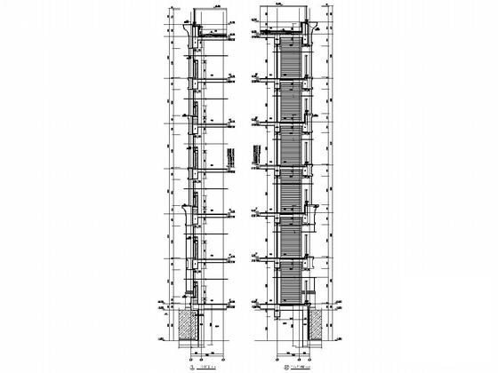 16层框架剪力墙结构住宅楼结构施工CAD大样图 - 5