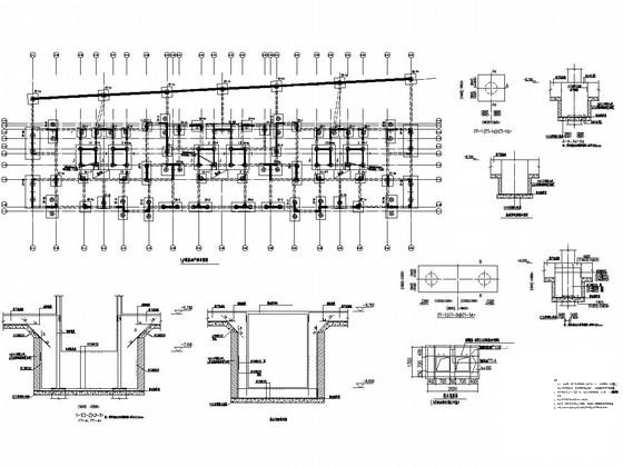 五栋17层剪力墙结构住宅楼结构施工CAD图纸 - 1