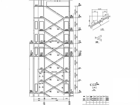 26层剪力墙结构住宅楼结构施工大样图cad墙柱大样说明 - 4