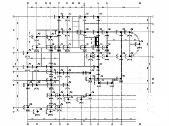 框架结构施工平面图 - 2