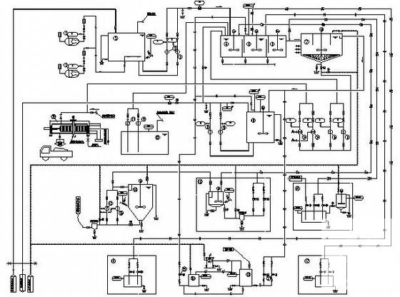 电厂300MW供热机组脱硫工程套CAD图纸 - 4