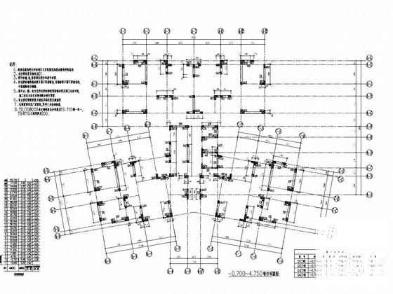 24层剪力墙结构住宅楼结构施工CAD大样图 - 1