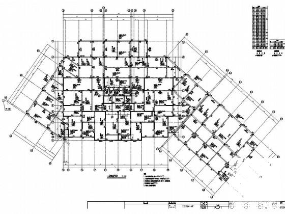 25层剪力墙结构住宅楼结构施工CAD大样图 - 2