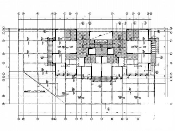 地上25层剪力墙结构住宅楼结构施工CAD大样图 - 3
