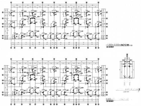 地上8层剪力墙结构住宅楼结构施工CAD大样图 - 4