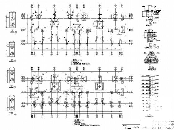 9层剪力墙结构住宅楼结构施工CAD大样图 - 1