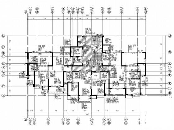 住宅楼施工平面图 - 3
