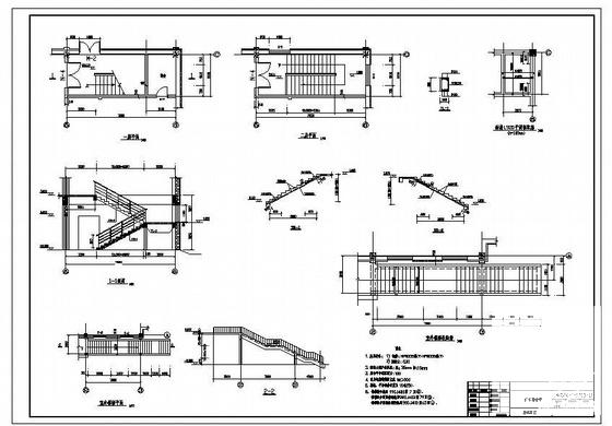 发电公司露天煤矿矿本部食堂结构CAD图纸 - 3