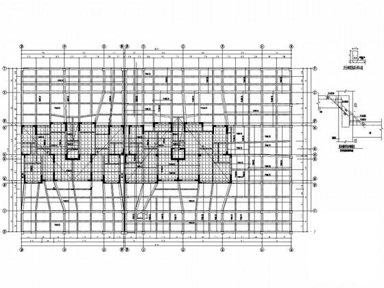 10层剪力墙结构住宅楼结构施工CAD大样图 - 3