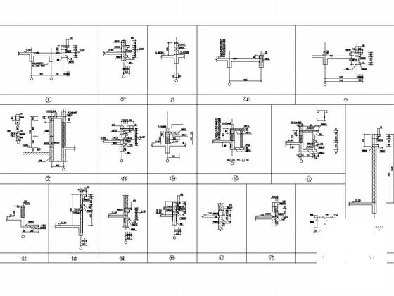 9632平米18层剪力墙结构住宅楼结构施工CAD图纸 - 4