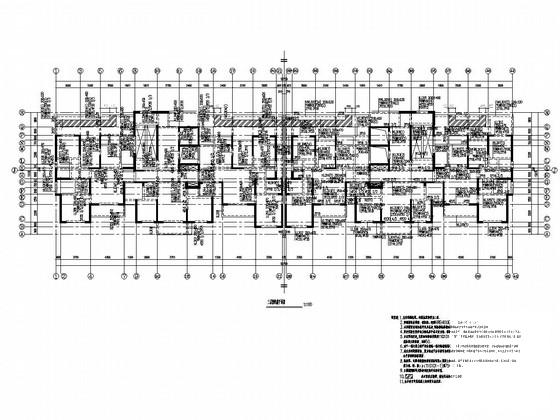 28层剪力墙结构住宅楼结构施工CAD大样图 - 3