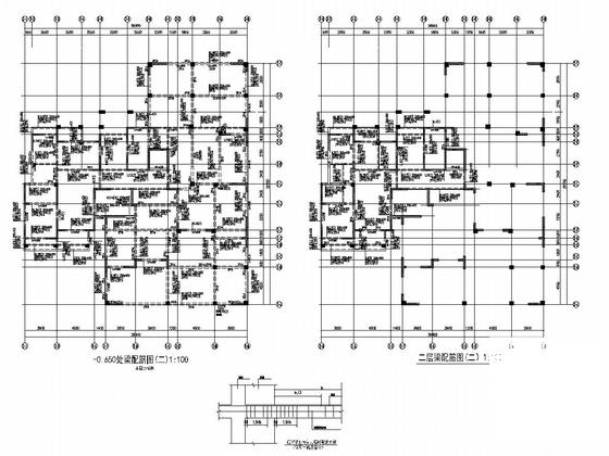 6层剪力墙结构住宅楼结构施工CAD图纸（高23米） - 4