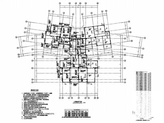 两栋28层剪力墙结构住宅楼结构施工CAD大样图 - 4