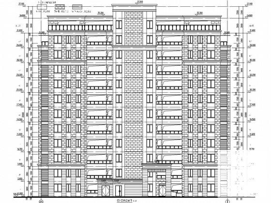 宿舍楼建筑图纸 - 1