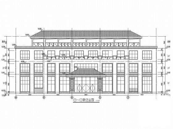 会所施工建筑图纸 - 1