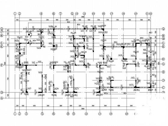 20层剪力墙结构住宅楼结构施工CAD大样图 - 3