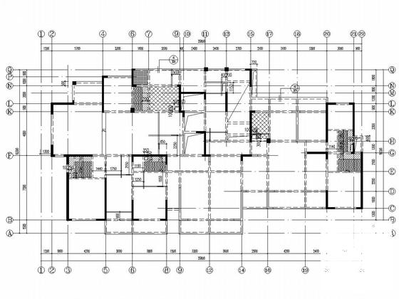 20层剪力墙结构住宅楼结构施工CAD大样图 - 4