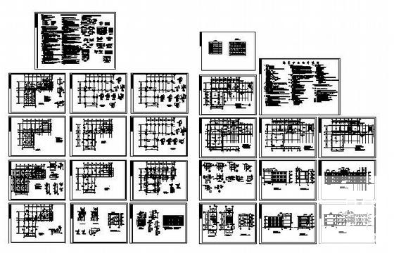 教学楼建筑施工图纸 - 4