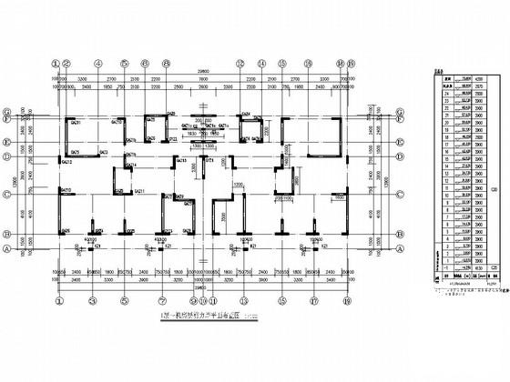 24层剪力墙结构高层住宅楼结构施工CAD图纸 - 2