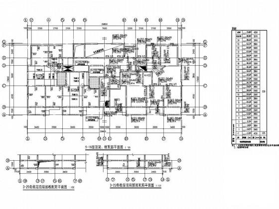24层剪力墙结构高层住宅楼结构施工CAD图纸 - 3