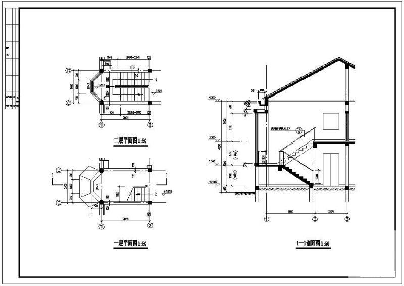 别墅建筑结构图纸 - 3