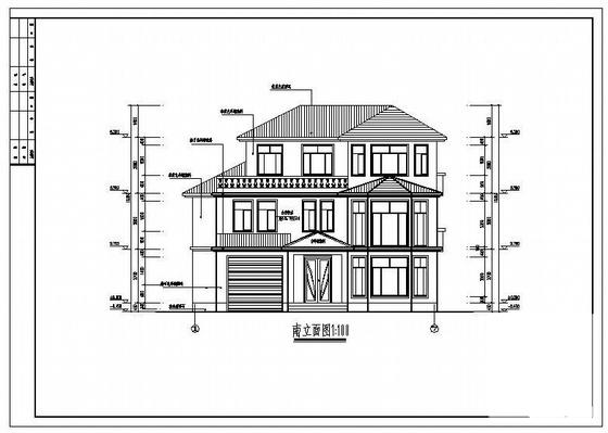 别墅建筑结构图纸 - 1