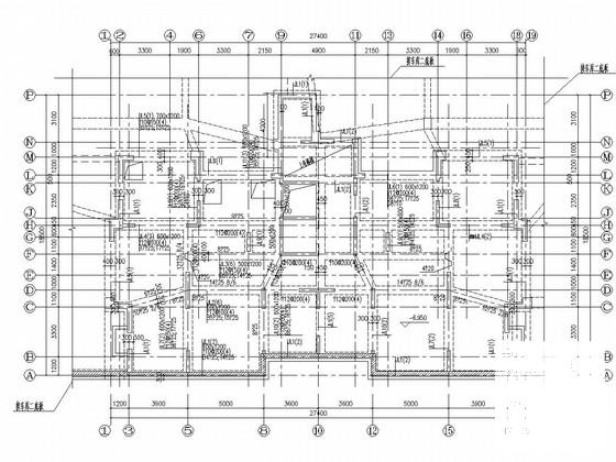20层剪力墙结构住宅楼结构施工CAD图纸 - 3