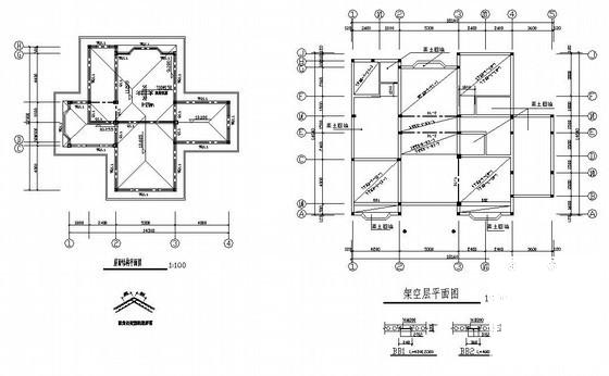 别墅建筑结构施工图 - 2