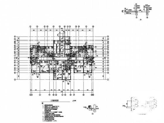 剪力墙结构住宅配筋图 - 1