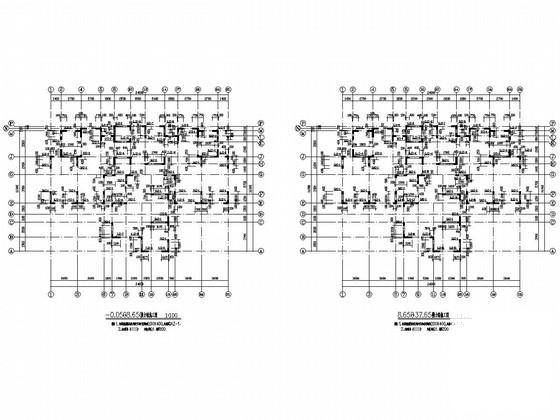 13层剪力墙结构高层住宅楼结构施工CAD图纸 - 1