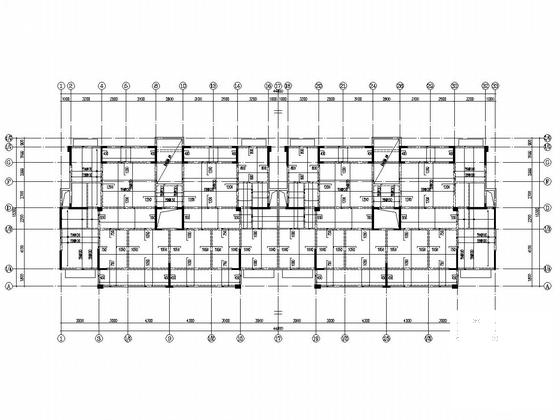8层剪力墙结构住宅楼结构施工CAD图纸（高25米） - 4