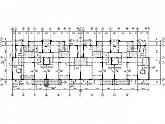 11层剪力墙结构住宅楼结构施工CAD图纸 - 2
