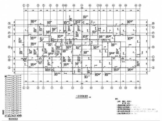18层剪力墙结构住宅楼结构施工CAD图纸 - 3
