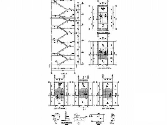7层剪力墙结构生态城住宅楼结构施工CAD图纸 - 5