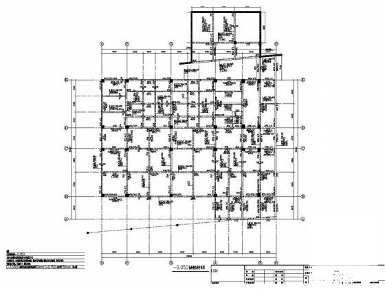 3层框架结构艺术中心结构施工CAD大样图 - 3